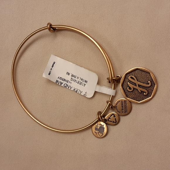 Alex and Ani Initial H Bracelet - Picture 4 of 8